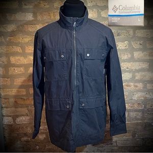 Men's Columbia Dark Gray 4-Pocket Jacket Size L